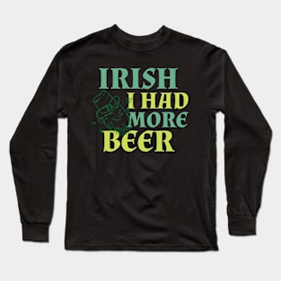 St Paddys Day Beer Long Sleeve T-Shirt